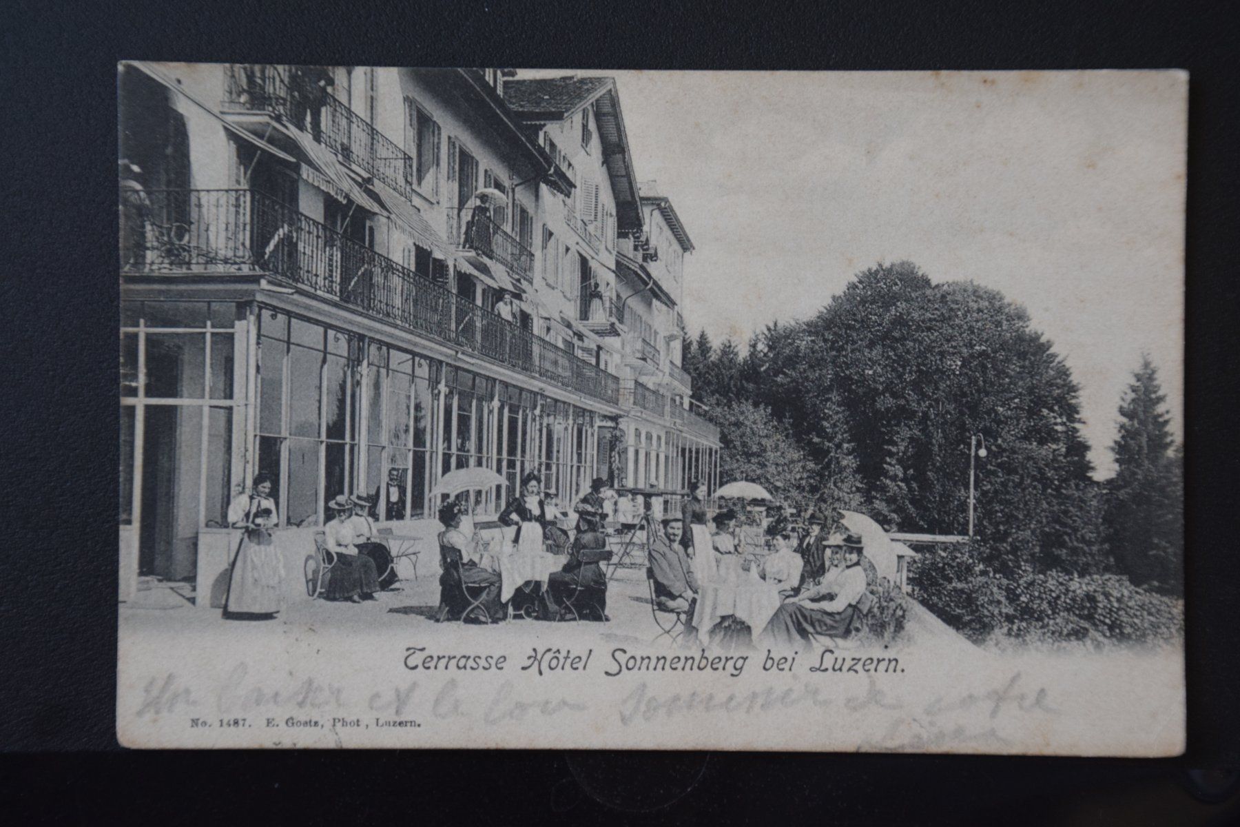 Cartoline postali: AK Luzern, Hotel Sonnenberg 1903 – Usato da Luzern venduto da CH2018