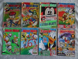 MICKY MAUS Walt Disney 8Expl. plus 2gratis. Deutsch
