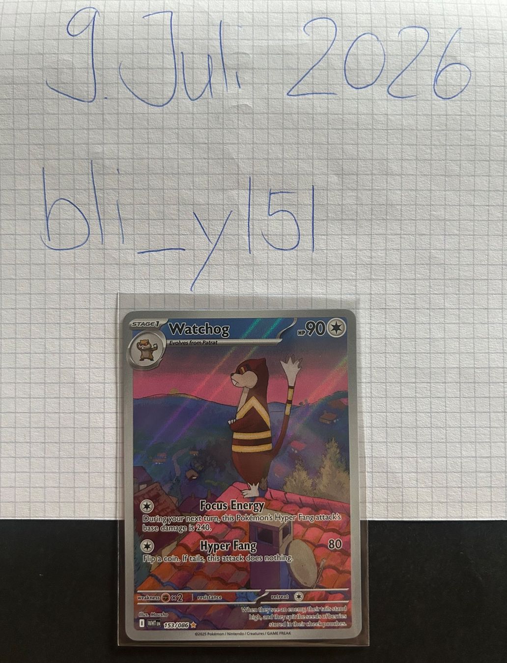 Pokémon Sammelbilder & Trading cards: ENG - Watchog #153 - White Flare – Neu (gemäss Beschreibung) aus Zürich von bli_yl5l 2