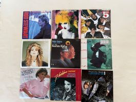 Maxisingle 80er Jahre Pop Rock 9er Set guter Zustand