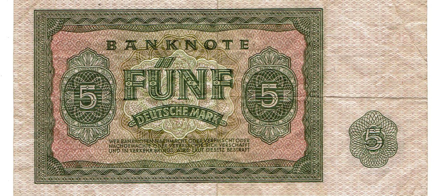 Banconote: Berlin 5 Mark rote KN SS – Usato da Steffisburg venduto da ber_8htf 1