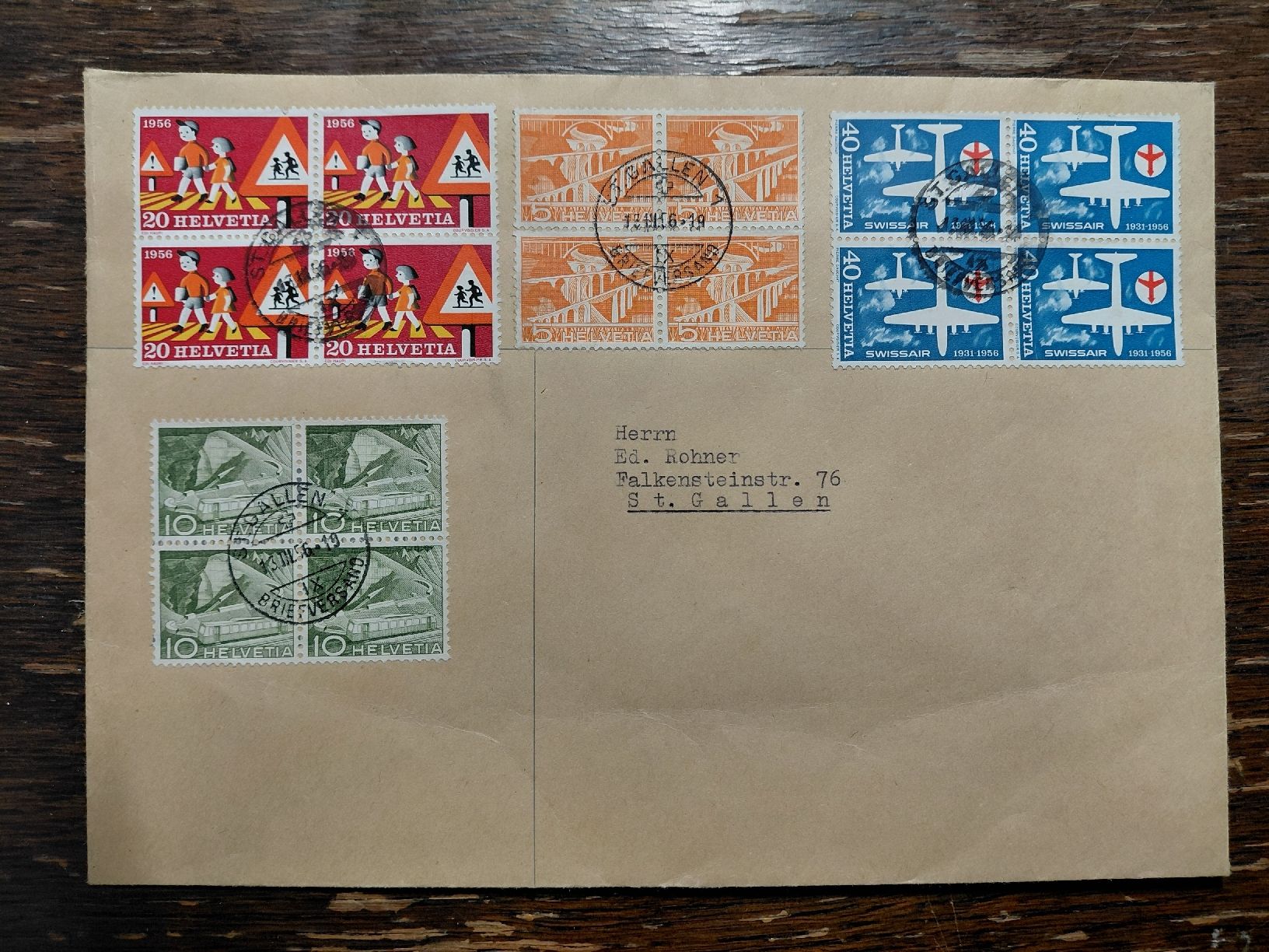 Alle Briefmarken: Schöner Brief – Gebraucht aus Riniken von ChriguG75