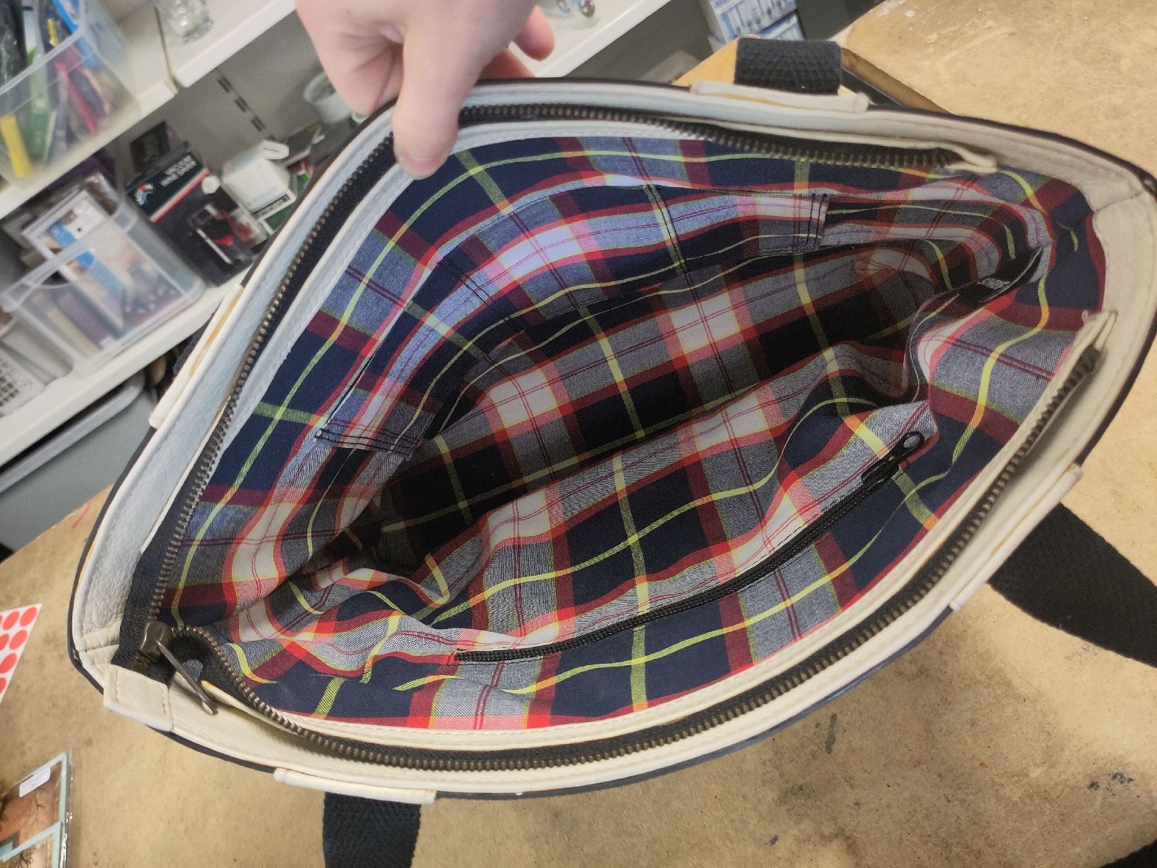 Borse: Schreif Lektorin Schultertasche Leder – Usato da Pratteln venduto da Cartonsducoeur_bl 3