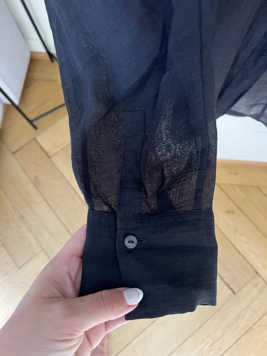 Massimo Dutti Camicette: Chemisier Massimo Dutti noir – Nuovo (secondo la descrizione) da Genève venduto da MinimalistDressing 1