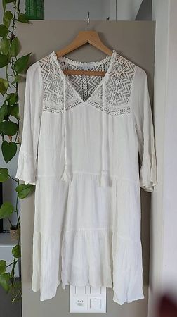 weisses Sommerkleid Gr. 36