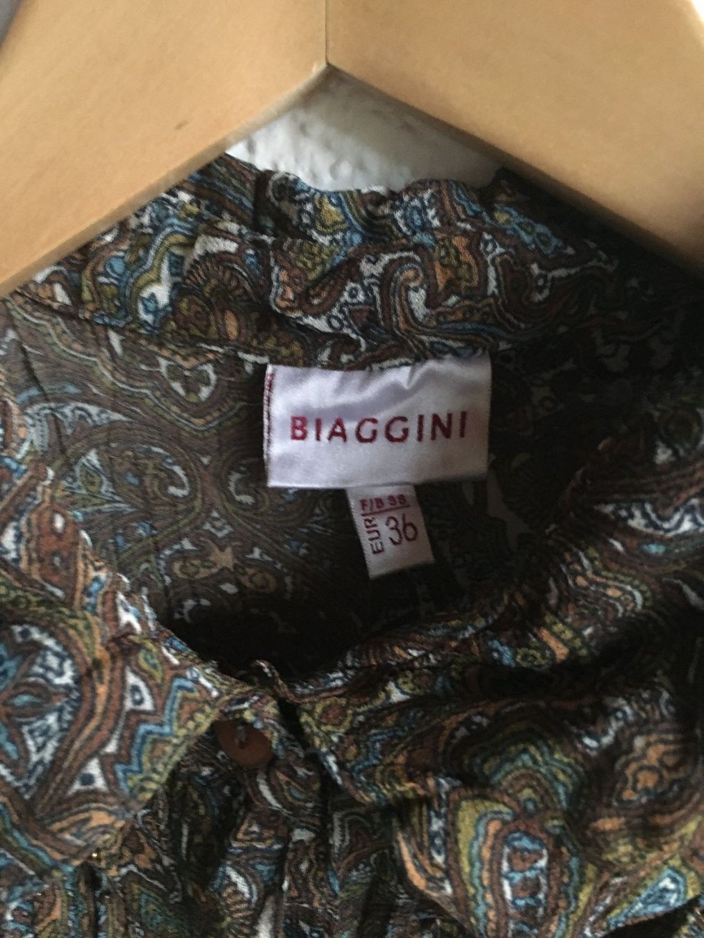 Camicette: CRUSH Effekt Bluse, Gr.36, Biaggini – Usato da Arni AG venduto da Mimo007 1