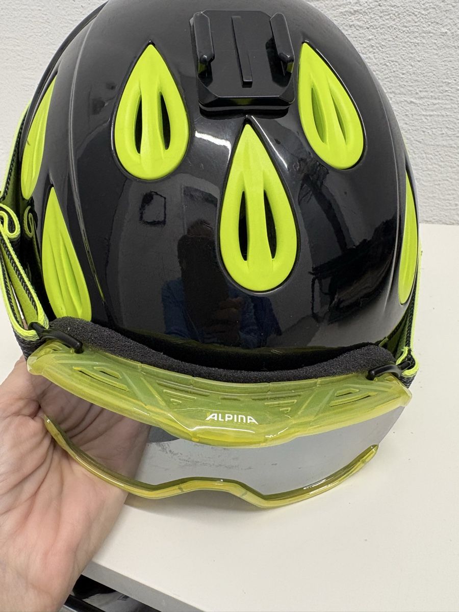 Helme: Skihelm Alpina mit Skibrille – Gebraucht aus Zug von Amedea36 7