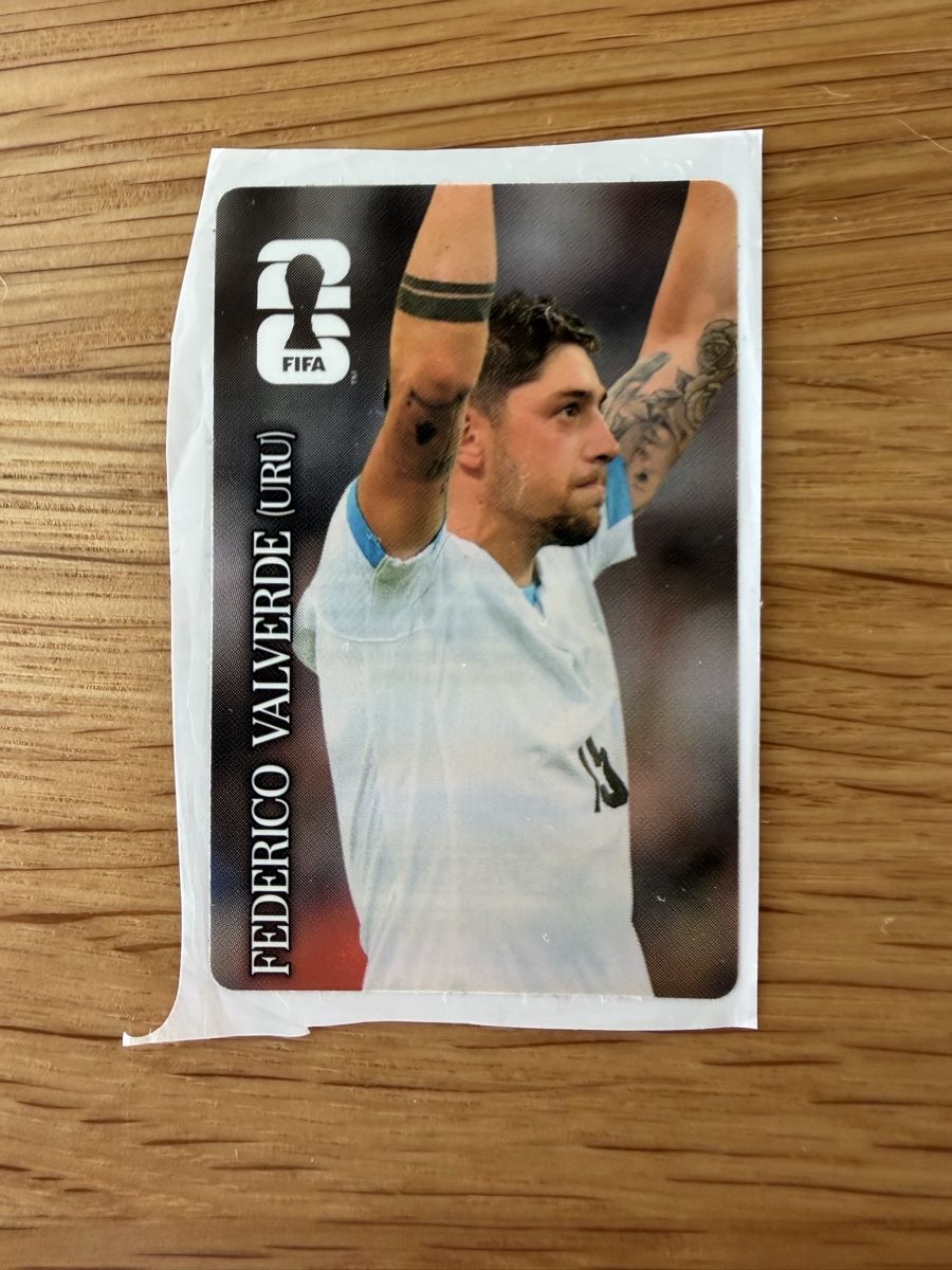 Panini Sammelbilder & Trading cards: Panini WM 2026: Federico Valverde Coca-Cola Sticker – Neu (gemäss Beschreibung) aus Untersiggenthal von franziskaundyves