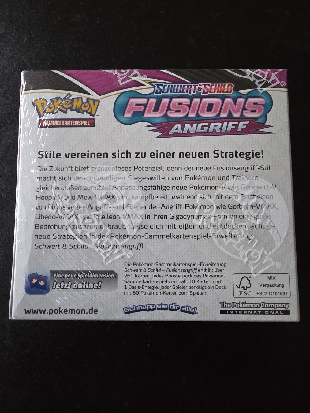 Pokémon Carte collezionabili: Schwert & Schild Fusionsangriff Display – Nuovo e nell'imballaggio originale da Wetzikon ZH venduto da BootsofHort 2