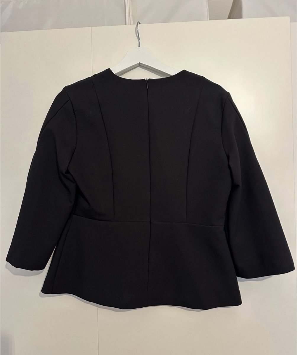 Sisley Chemisiers: Sisley Blouse Black Size M flared sleeves new – Neuf (Voir description) à Luins par vvs_7kqr 2