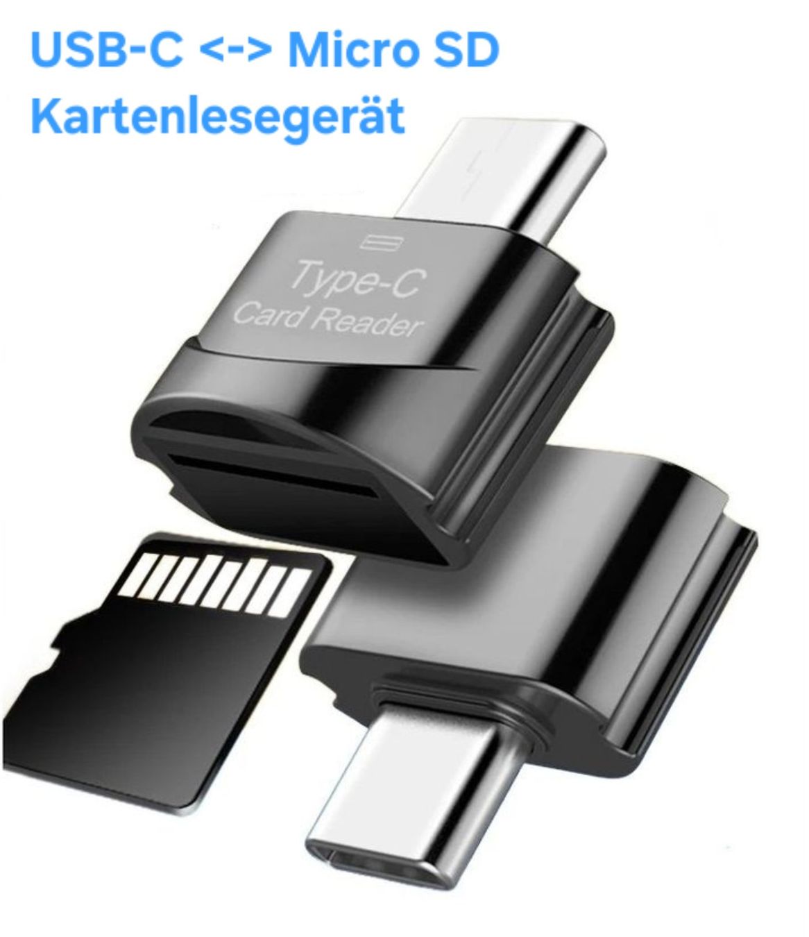 Cartes mémoire: Smartphone USB-C Micro SD Kartenleser (fabrikneu) MicroSD – Neuf avec emballage d'origine à Uster par -FPS-