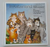 Im Katzenland  - Gisela Buomberger Signiert mit Zeichnung