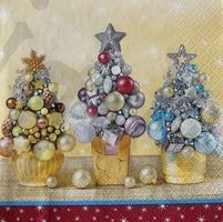 Serviette christbäume (w478) 3Stk.
