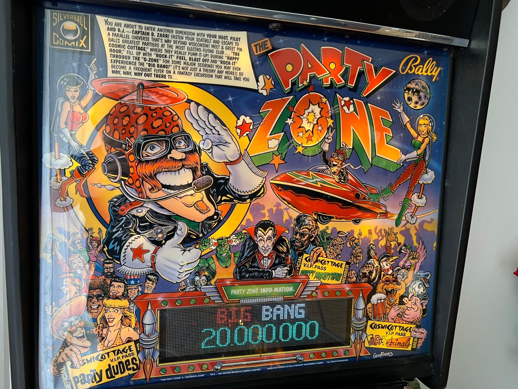 Flipperkästen: Flipper Bally The Party Zone – Gebraucht aus Plan-les-Ouates von sse_tbd8 5