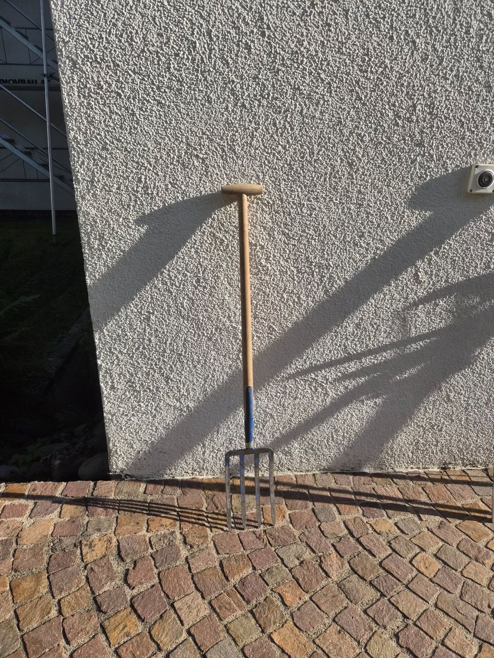 Forchette: Robuste Grabgabel / Spatengabel mit Holzstiel – Usato da Zürich venduto da Primanoctis 2