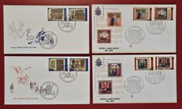 VATIKAN VERSO L'ANNO SANTO HEILIGES JAHR 2000 FDC 1998 1999