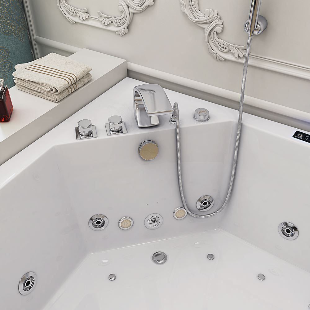 Whirlpool: 2575 - Whirlpool LYSS L - 140x140x64cm - WEISS – Nuovo e nell'imballaggio originale da Wallenwil venduto da toesstal-vertrieb 8