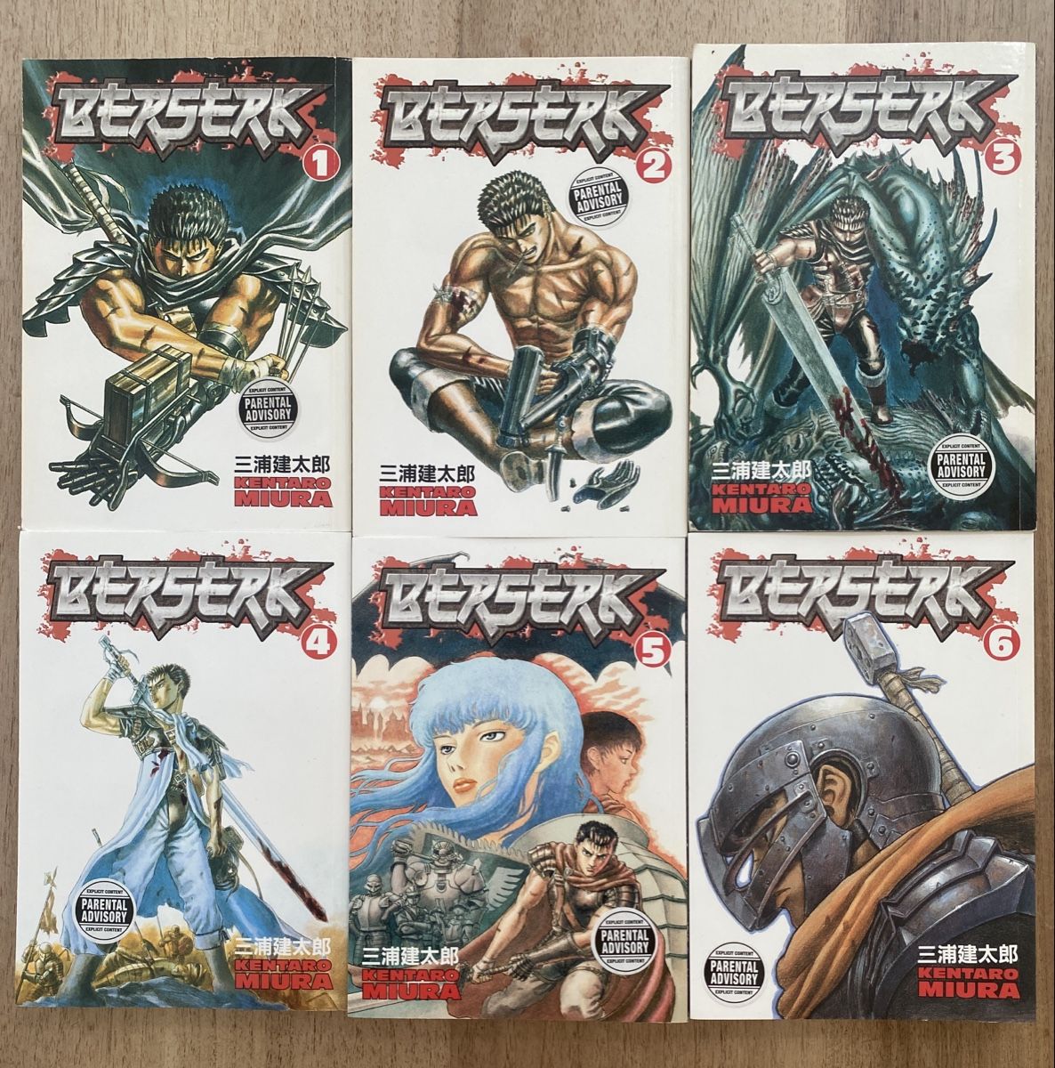 Fumetti: Berserk 1-6 englisch – Usato da Rothenburg venduto da ZanyDruid