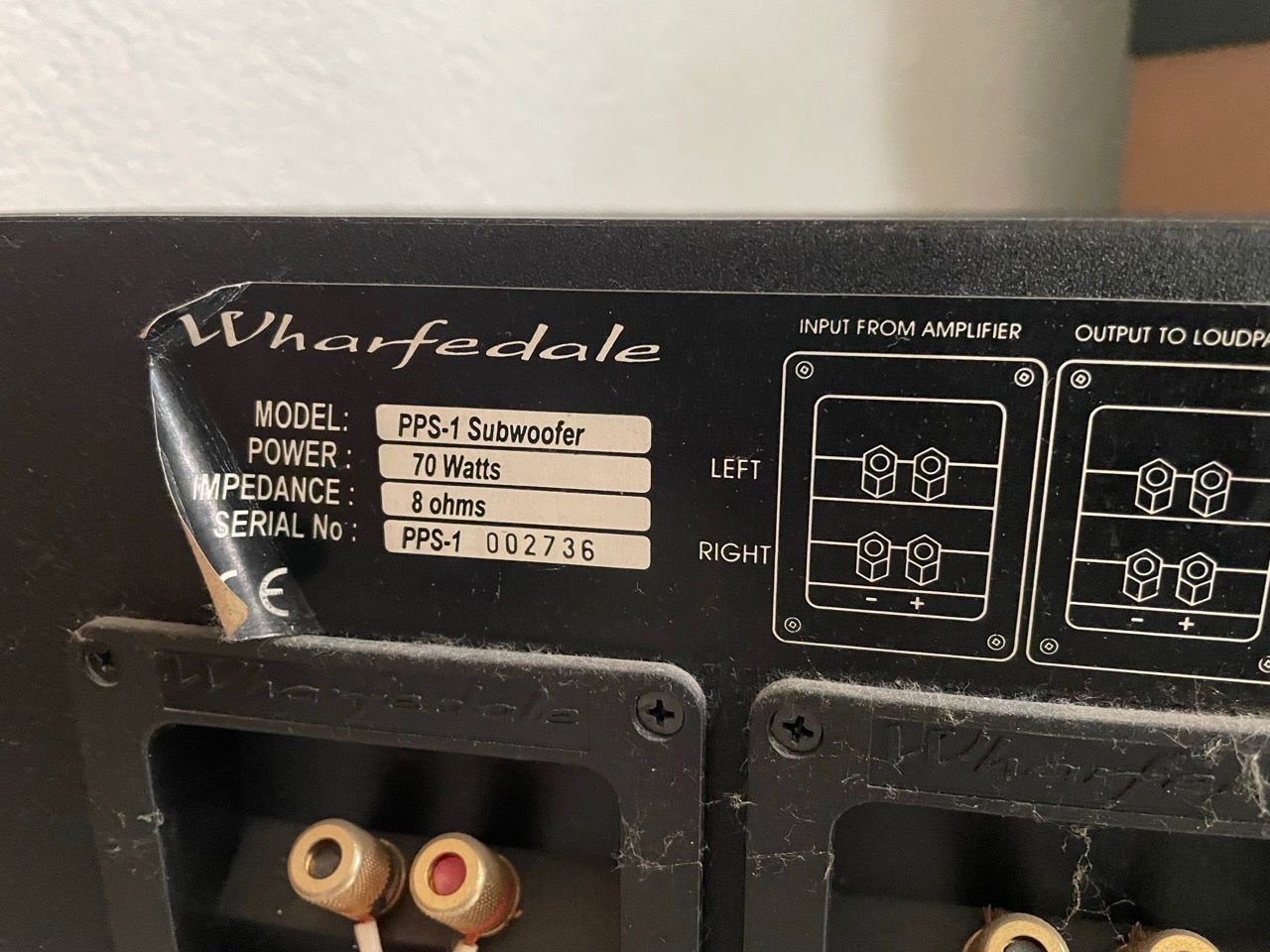 Wharfedale Lautsprecher: Haut-parleurs Wharfedale PPS-1 et PPX-1 – Gebraucht aus Biel/Bienne von muelda62 1