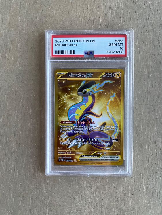 Miraidon Ex Pokemon Scarlet Violet Svi Base Psa Kaufen Auf Ricardo