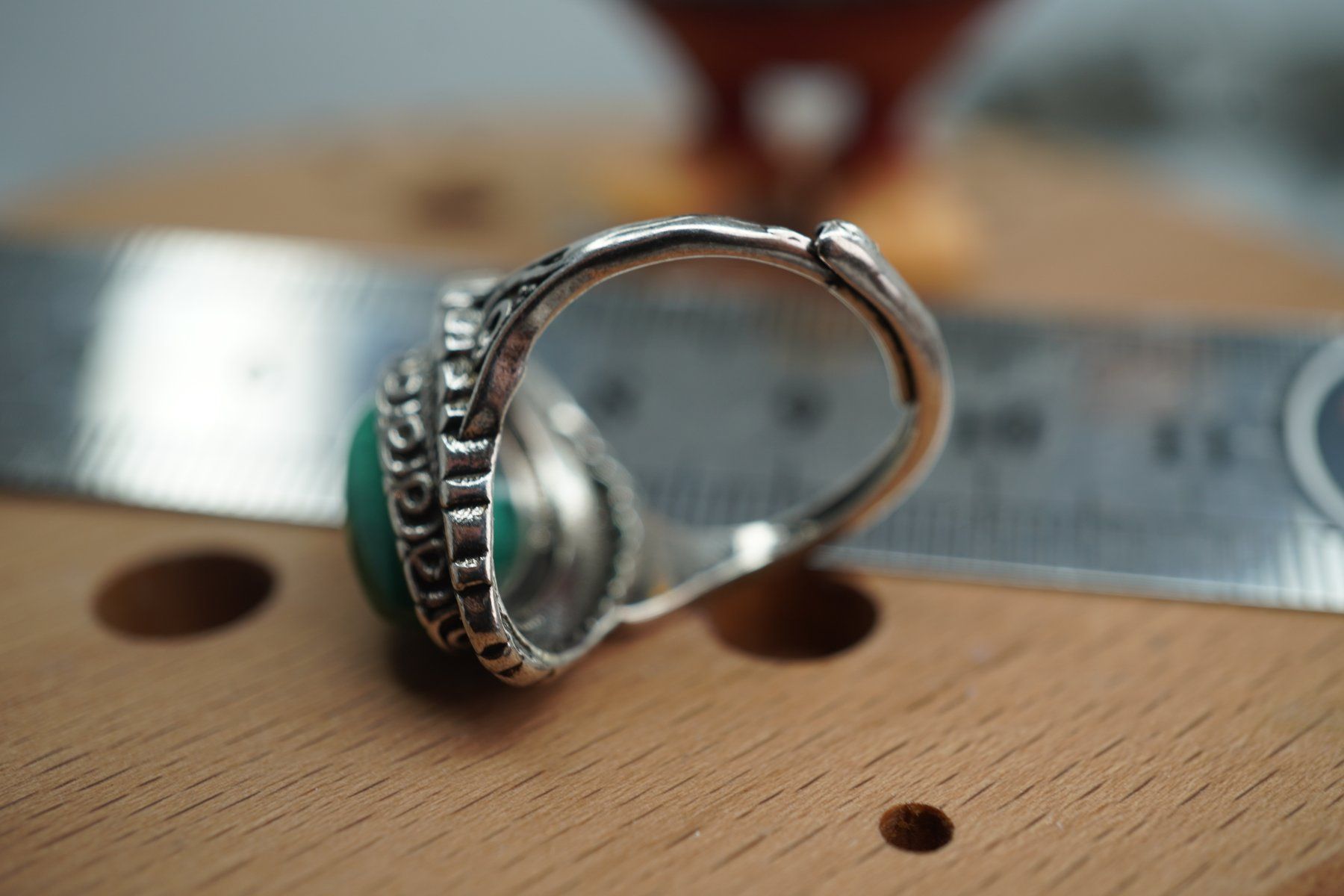 Minerali & Pietre curative: Malachit Edel    ring Grösse  Variabel     (Räumung!) – Nuovo e nell'imballaggio originale da Eschenbach SG venduto da topstone 5