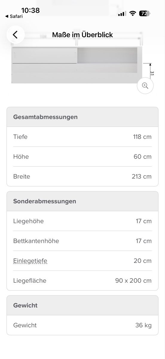 Letti: WOOOD Kinderbett inkl. oder exkl. Matratze – Usato da Zürich venduto da nei_5t7b 4