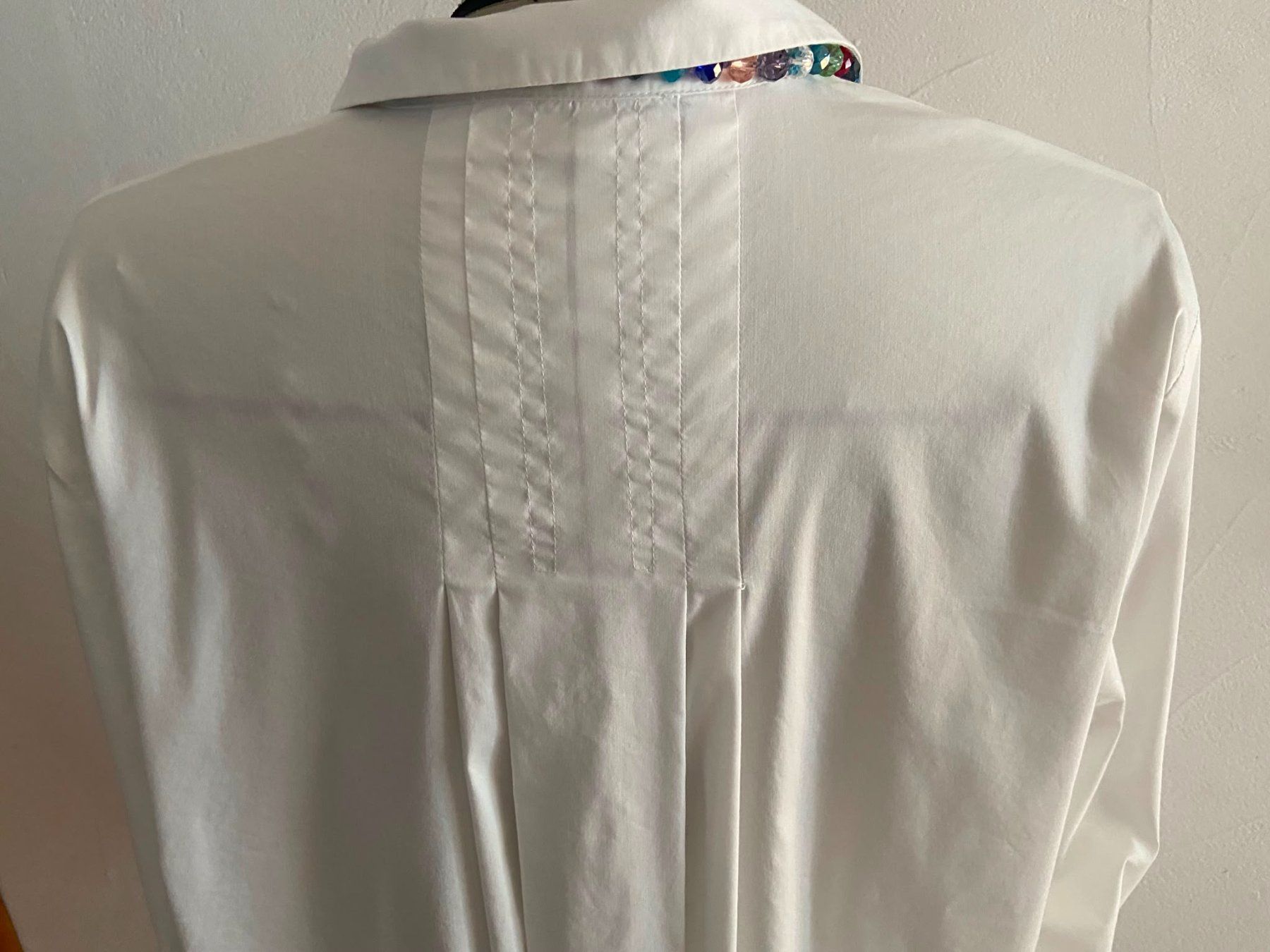 Camicette: Damenhemd/Bluse, weiss, Grösse L – Usato da Lohn SH venduto da Winter03 3