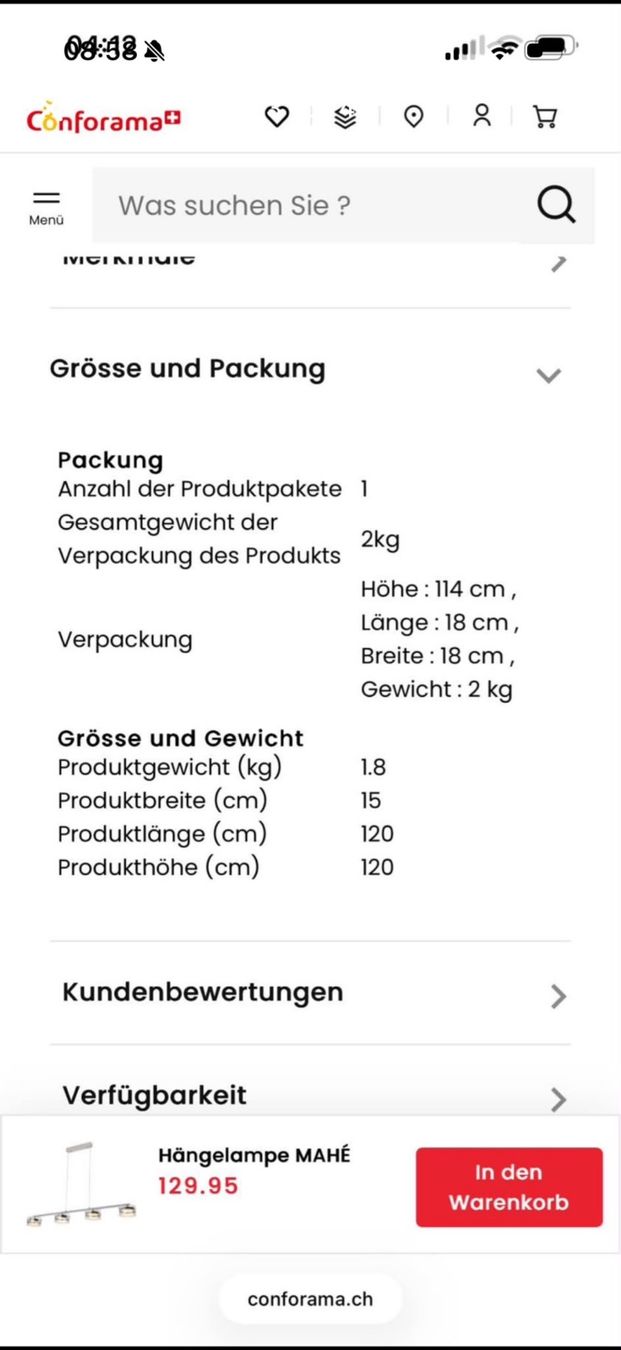 Kronleuchter & Deckenlampen: Hängelampe – Gebraucht aus Rorschacherberg von fil_g9wg 2