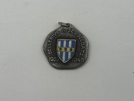 Schweizer Militär Anhänger 1939-1945 Bellerive a ses Soldats