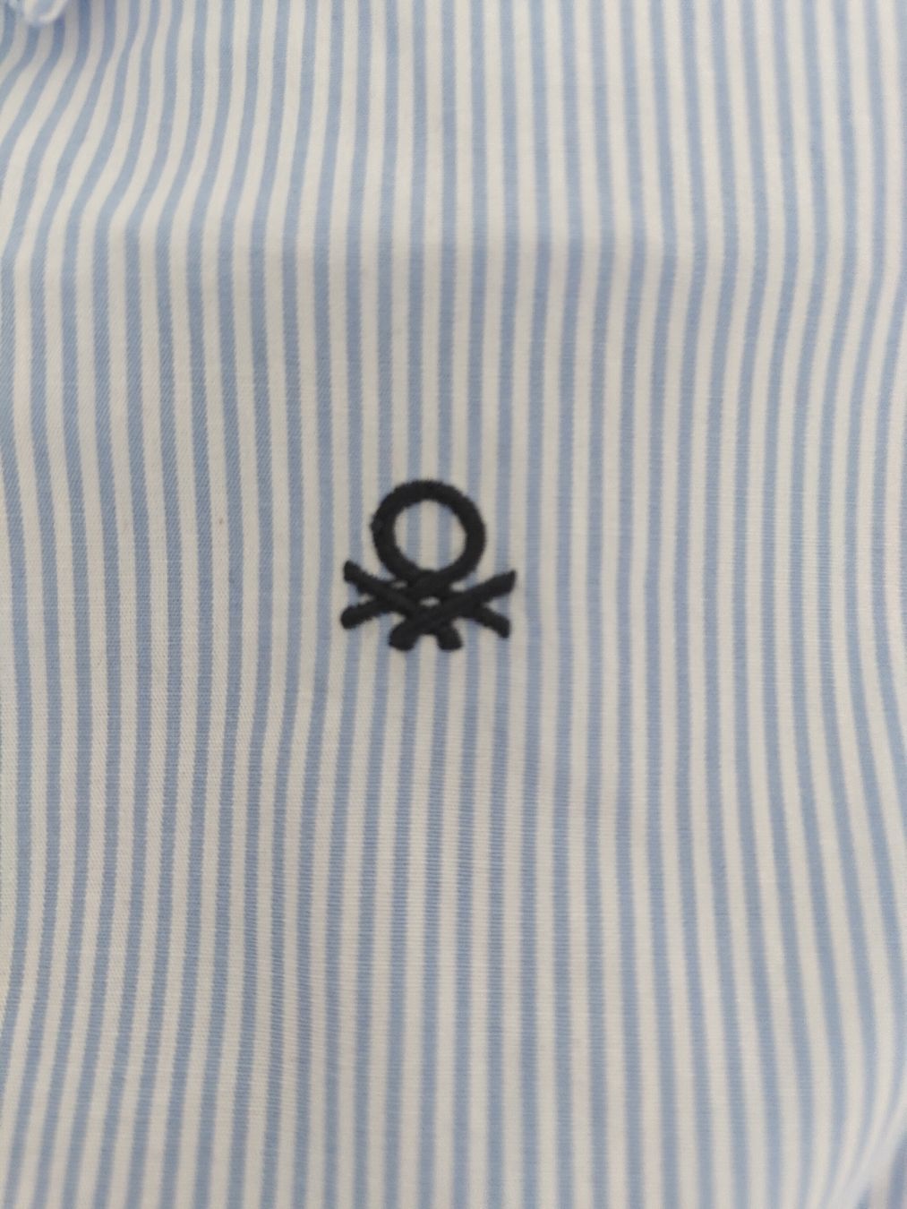 Benetton Camicie, T-shirt & Polo: Benetton Hemd gestreift hellblau neuwertig – Nuovo (secondo la descrizione) da Rorschach venduto da Laboumedeluxe 2