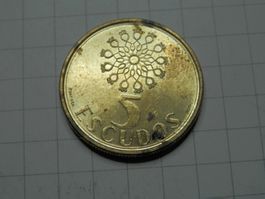 Portugal 5 Escudos, 1987