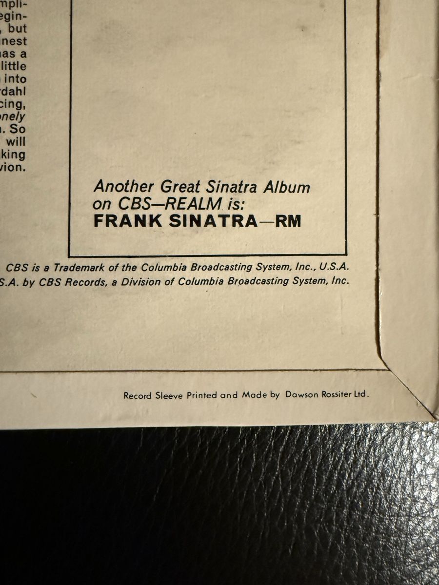 Dischi in vinile: Frank Sinatra - The Romantic Sinatra - Schallplatte – Usato da Goldach venduto da Messerguru 5