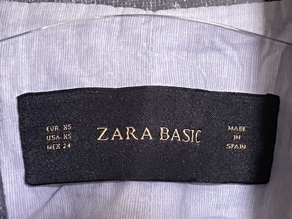 Zara Giacche: Veste Zara Basic bleu/gris, Taille XS – Usato da Vuadens venduto da Nina11 6