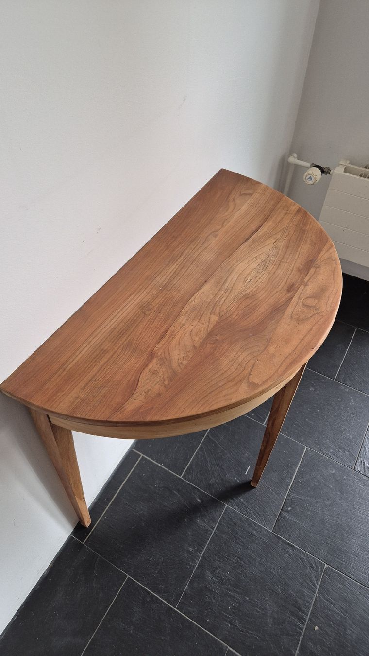 Tische: Demi Lune, Wandtisch Kirschbaum, Antik – Gebraucht aus Zürich von phi_yzq6