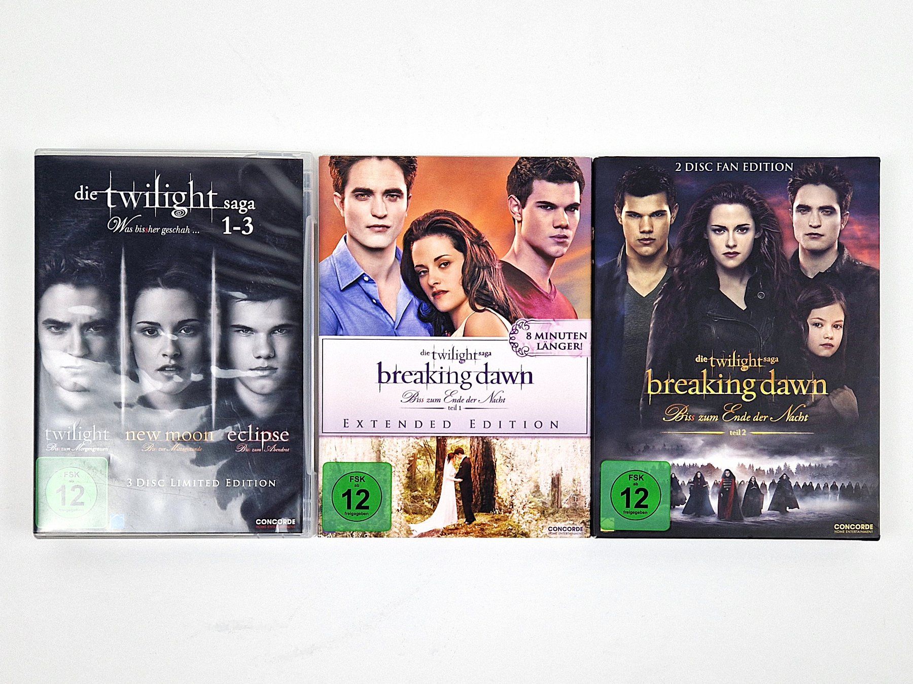 Alle DVDs: Twilight DVDs Saga 1-5 – Gebraucht aus Basel von Restwert_Basel