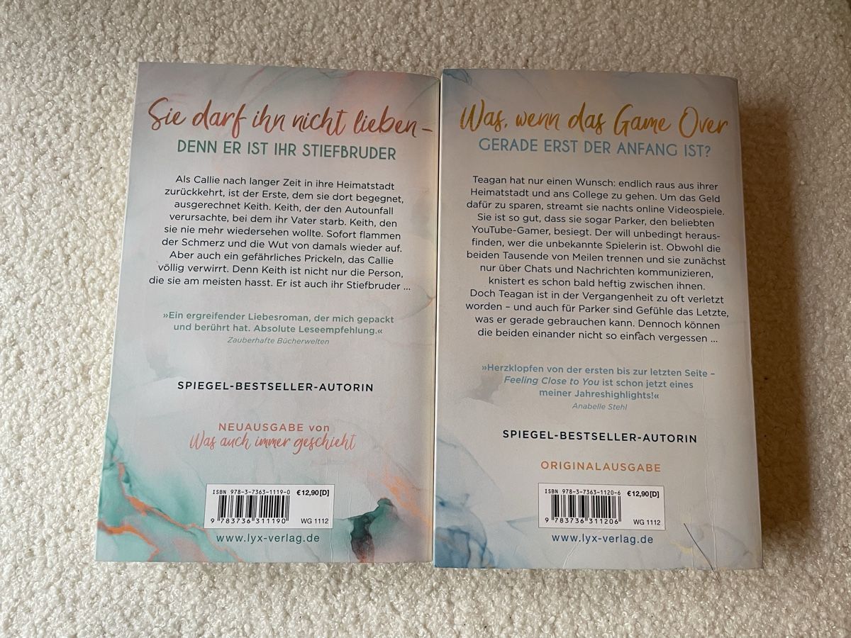Libri: Finding back to us und Feeling close to you – Usato da Adetswil venduto da Mschnuffi 1