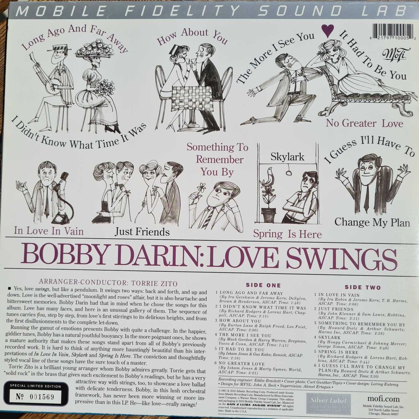 Dischi in vinile: LP - Bobby Darin - Love Swings – Usato da Basel venduto da Solarbebop 1