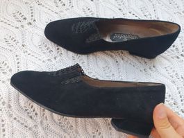 DORNDORF 36 PUMPS LEDER SCHUHE HÄKELEI TOp zu KLEID HOSE