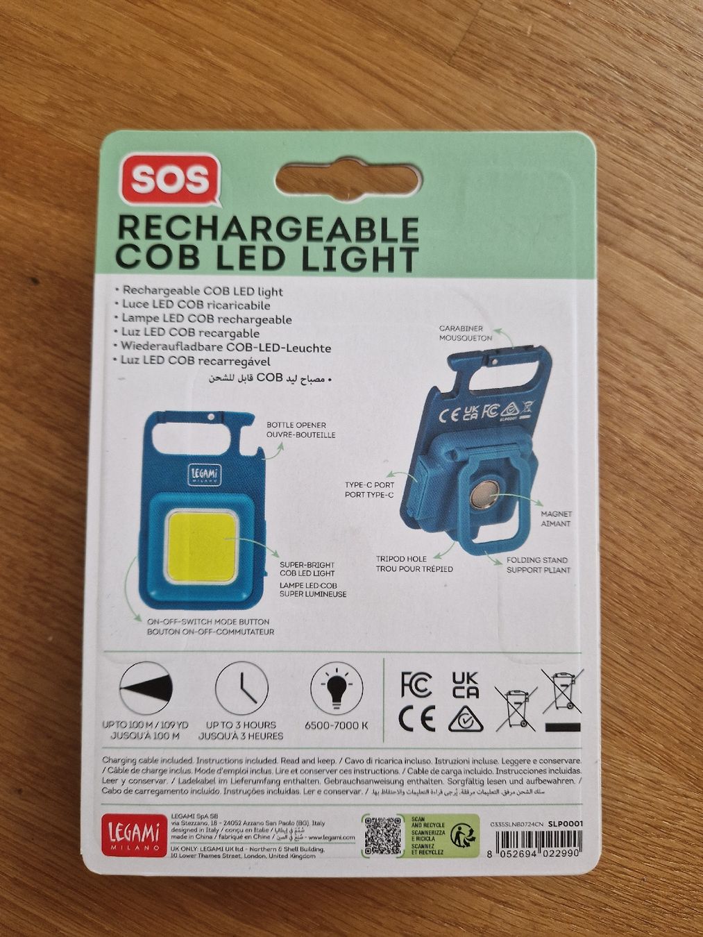Lampade: SOS COB LED Light wiederaufladbar neu – Nuovo e nell'imballaggio originale da Sissach venduto da eli_6l2g 1