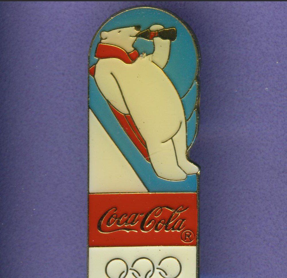Coca-Cola Plaquettes & Badges: Coca Cola  EISBÄR Winterolympiade – D'occasion à Winterthur par Sammleroase