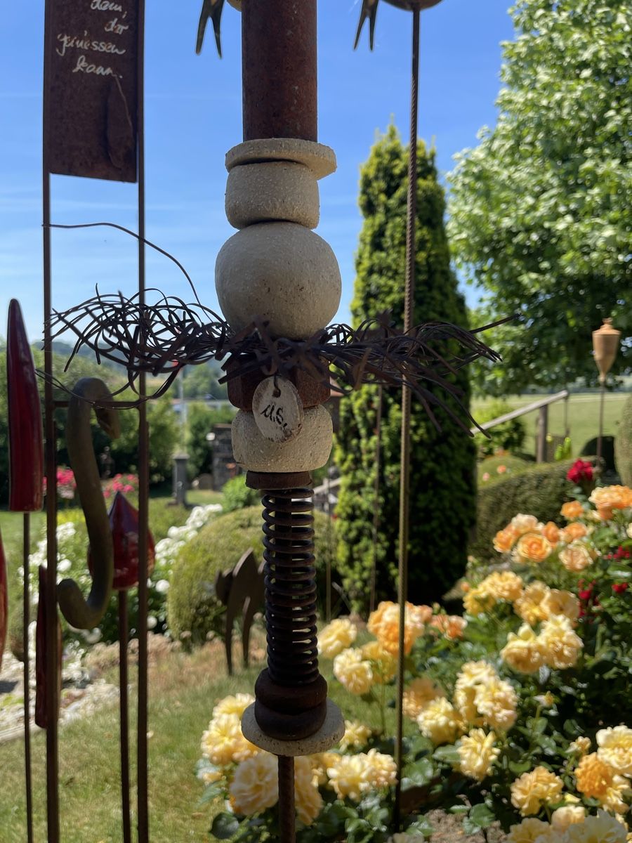 Skulpturen & Statuen: Gartenstele Kunsthandwerk – Neu (gemäss Beschreibung) aus Weingarten-Kalth von 53solti 1
