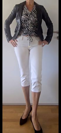 Set: Hose 7 for allmankind, LederblazerPatrizia Pepe, Top MK
