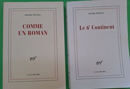 Livre Daniel Pennac Comme un Roman Le 6e Continent Gallimard