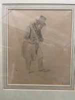 Eduard Ritter Zeichnung alte Mann