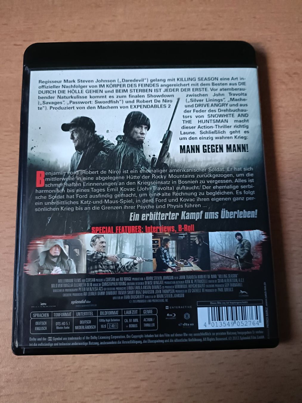 Tutti i DVDs: Killing Season - Blu-ray – Usato da Köniz venduto da Movieportal007 1