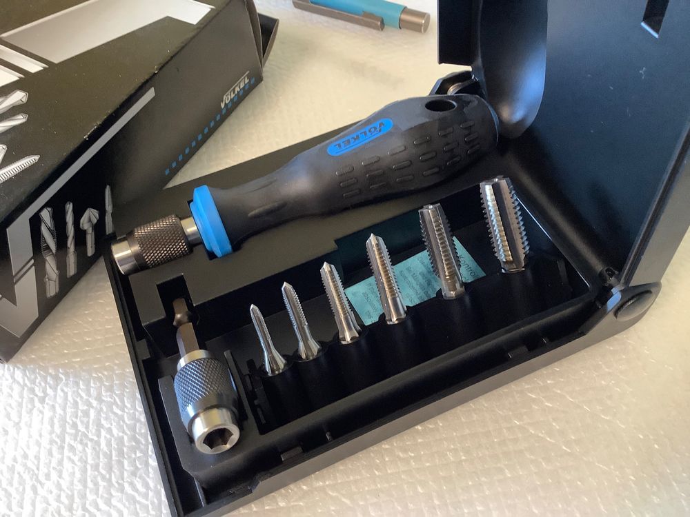 Kraft Gewindebohrer Set 19-teilig – HSS, Größen 1–10 Mm, In Aufbewahrungsbox