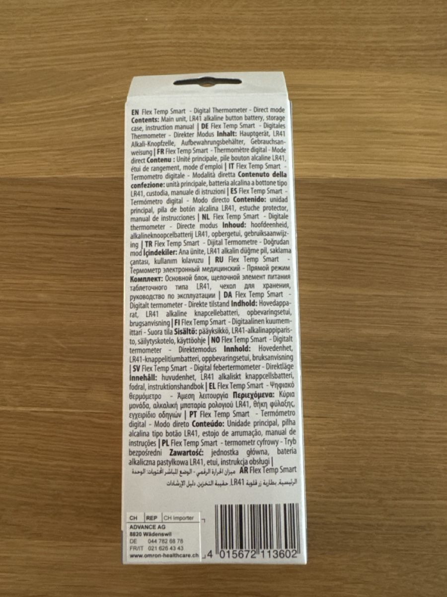 Omron Altro per la casa: OMRON Flex Temp Smart Digital Thermometer - Neuwertig! – Nuovo e nell'imballaggio originale da Dietikon venduto da RAIF-CH 1