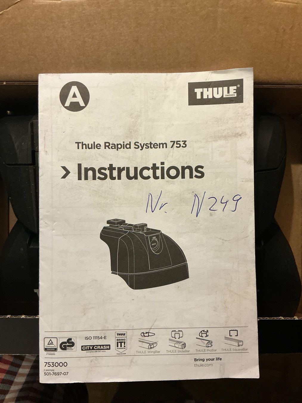 Thule Dachträger: Thule Rapid System 753 – Gebraucht aus Zürich von lbuedenbender 2