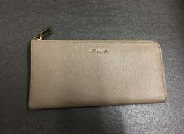 Furla Wallet Beige Leather Ladies Autumn Accessory Nice!