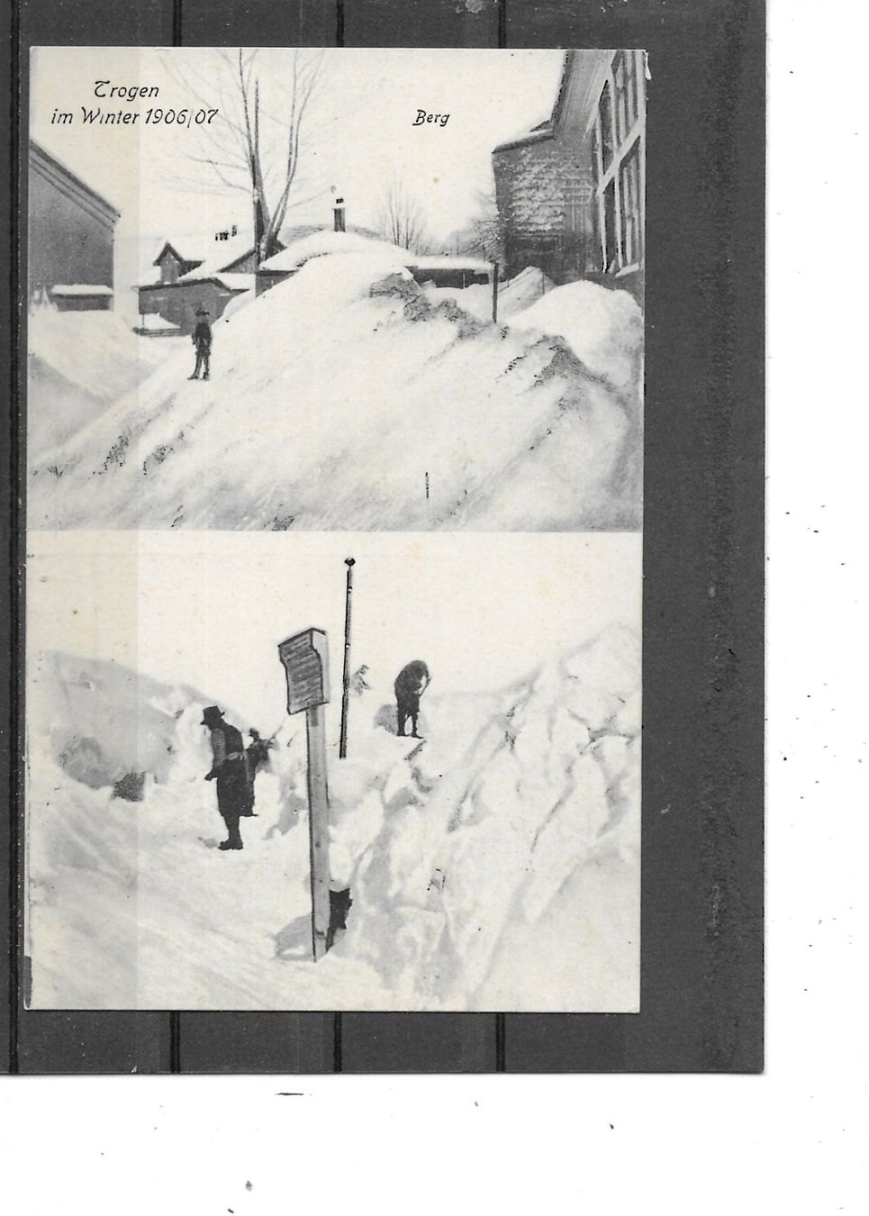 Cartoline postali: AR Trogen im Winter 1906/07 – Usato da Schocherswil venduto da Wilare